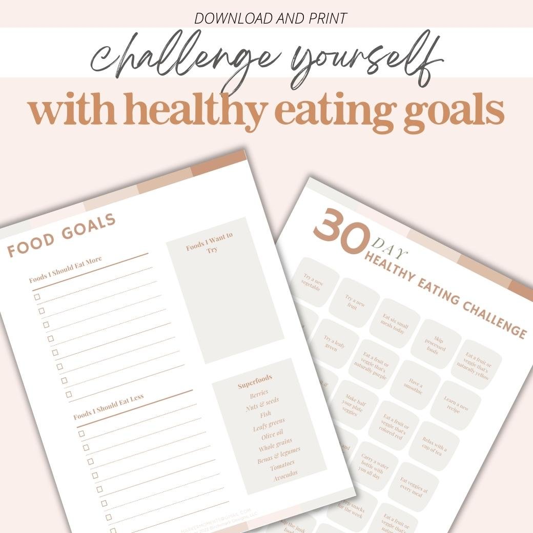 Printable Meal Planner by Birchmark Designs