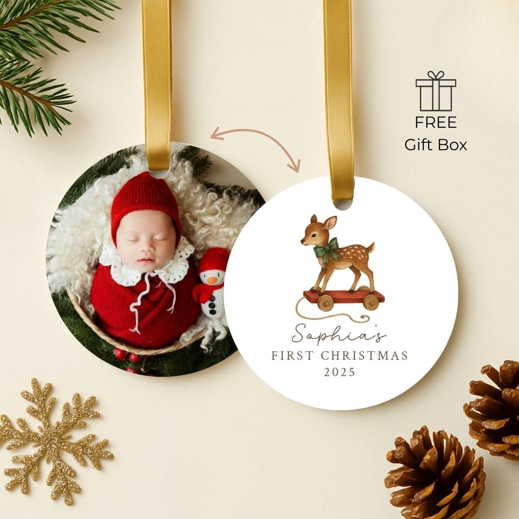 Personalized Christmas ornament for baby&