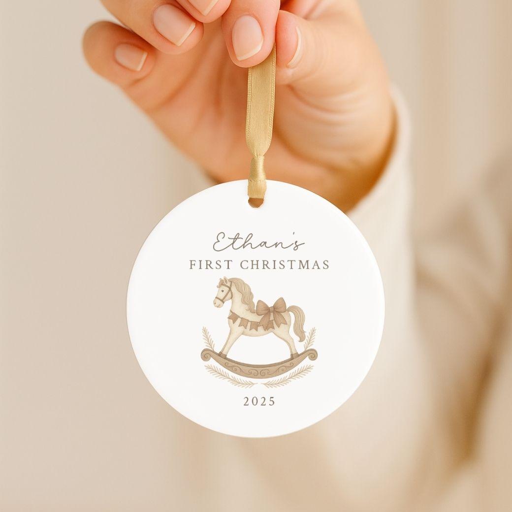 First Christmas Ornament - Rocking Horse