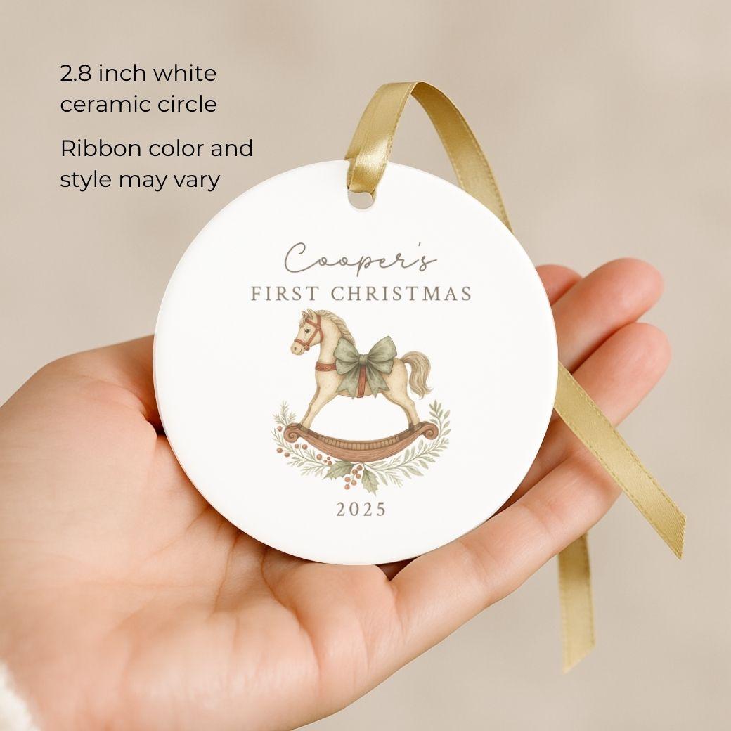 First Christmas Ornament - Rocking Horse