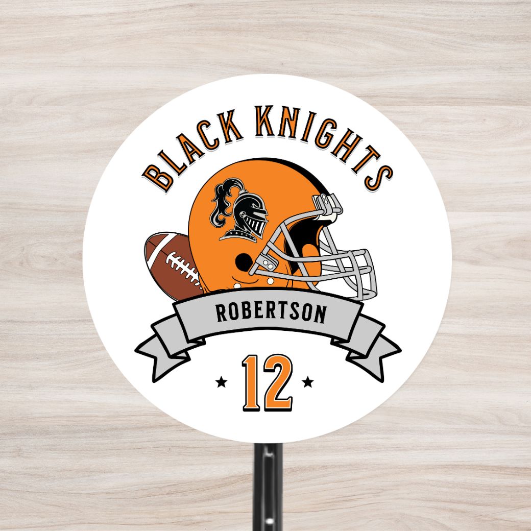 School Spirit Wooden Yard Sign - Football