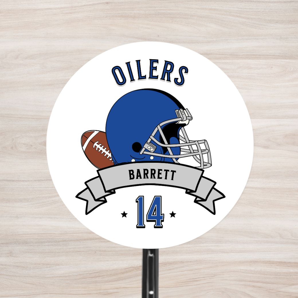 School Spirit Wooden Yard Sign - Football