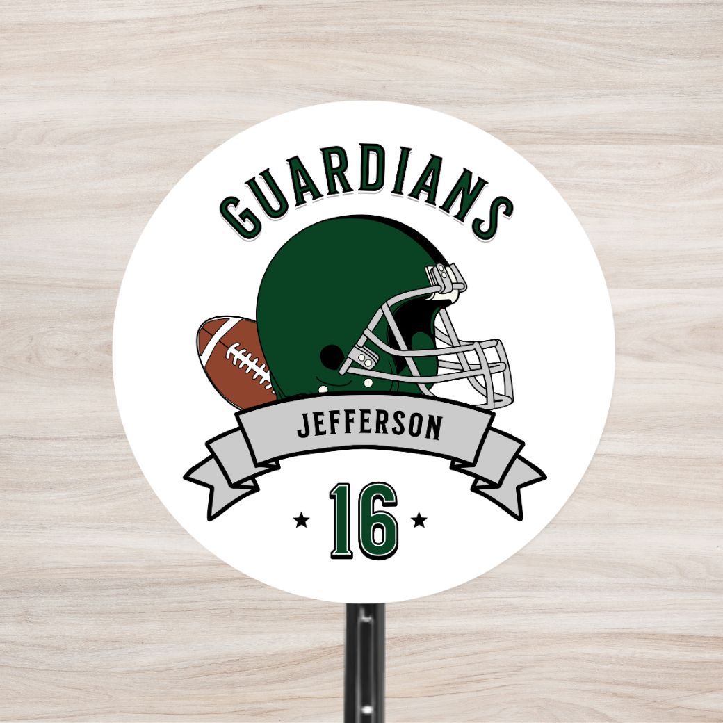 School Spirit Wooden Yard Sign - Football