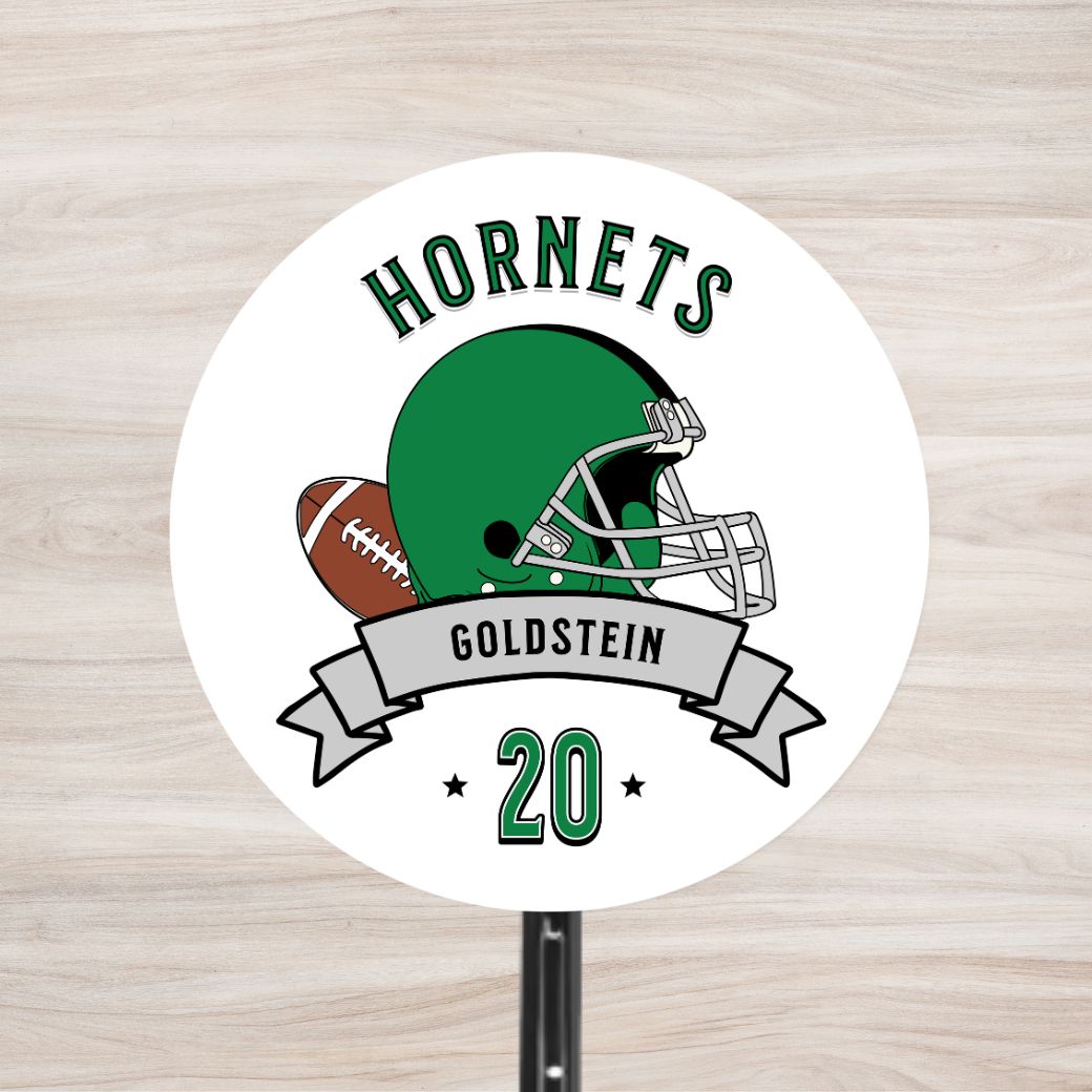 School Spirit Wooden Yard Sign - Football