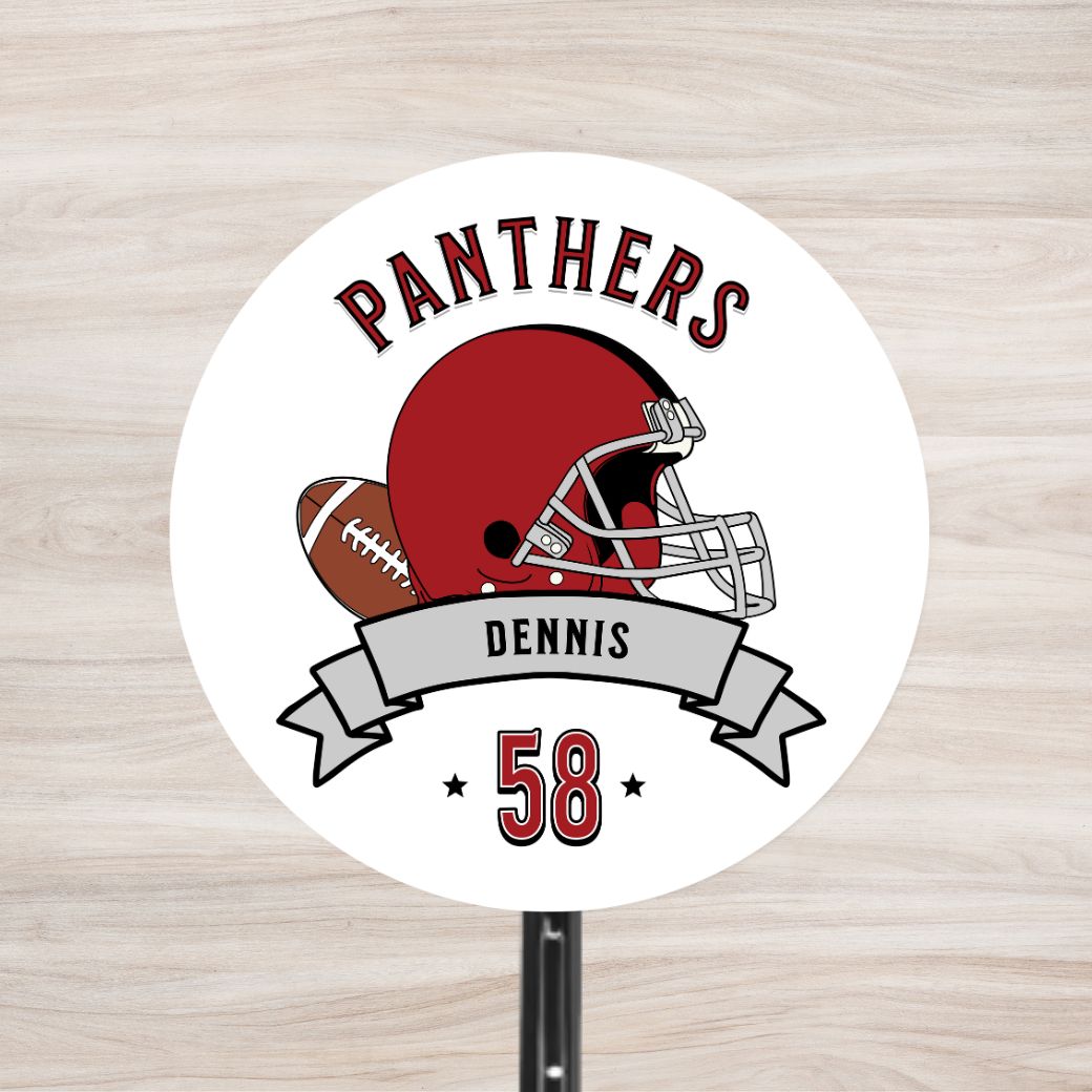 School Spirit Wooden Yard Sign - Football
