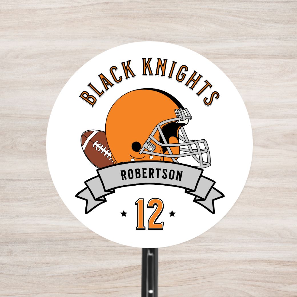 School Spirit Wooden Yard Sign - Football