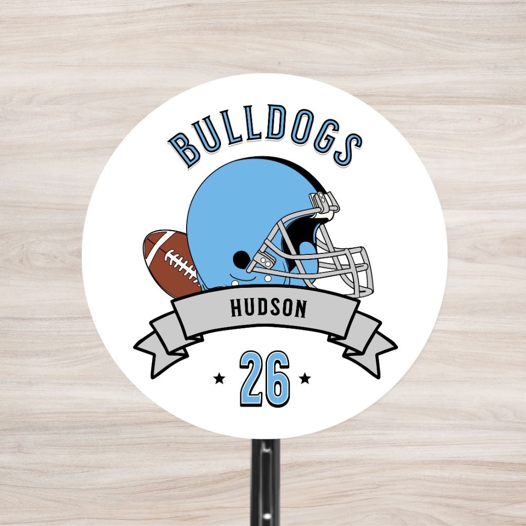 School Spirit Wooden Yard Sign - Football