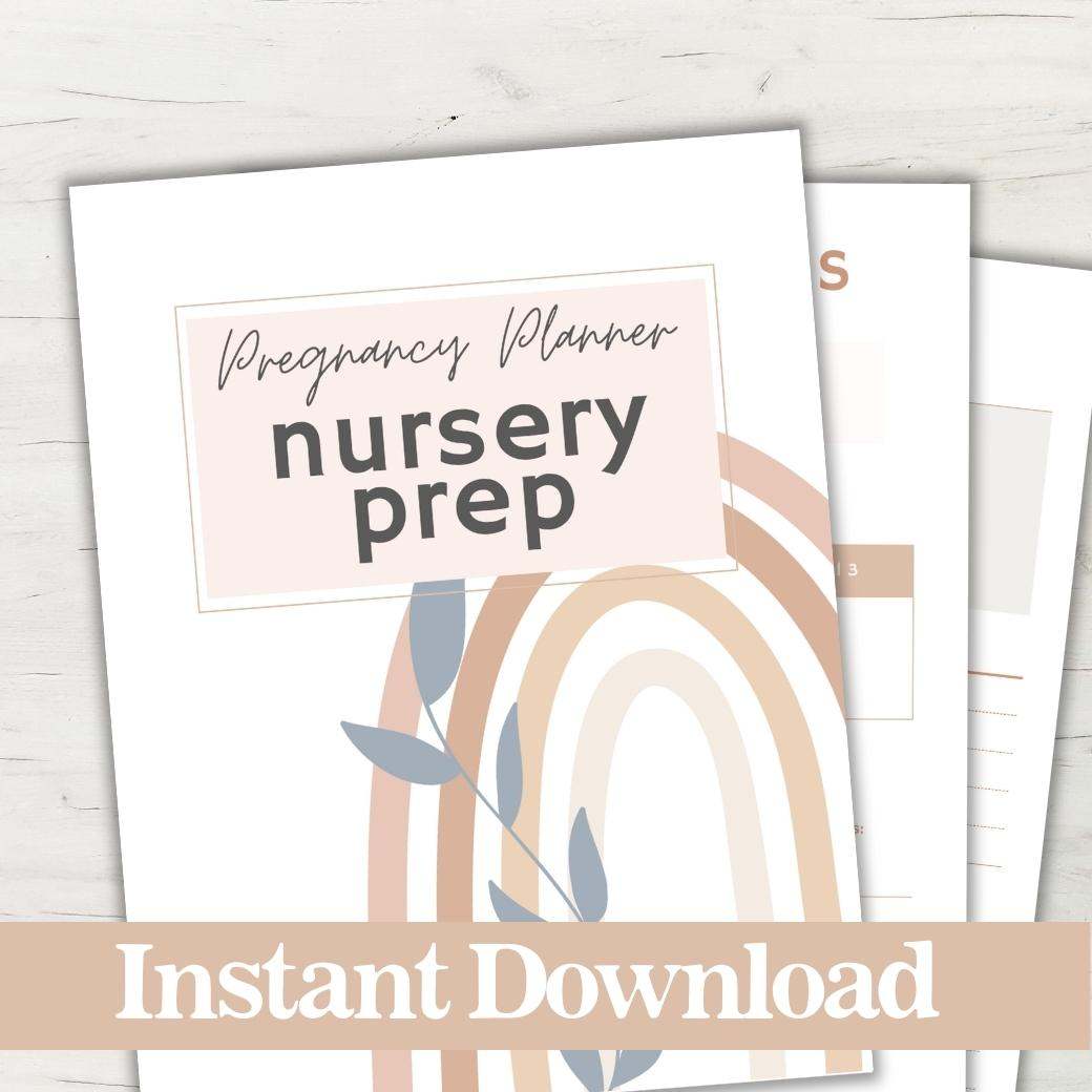 Nursery Planner for Pregnant Moms by Birchmark Designs
