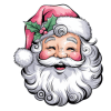 Pink Plaid Santa Letter Set