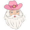 Western Santa Letter Set