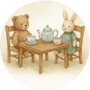 Sisters Ornament – Tea Party