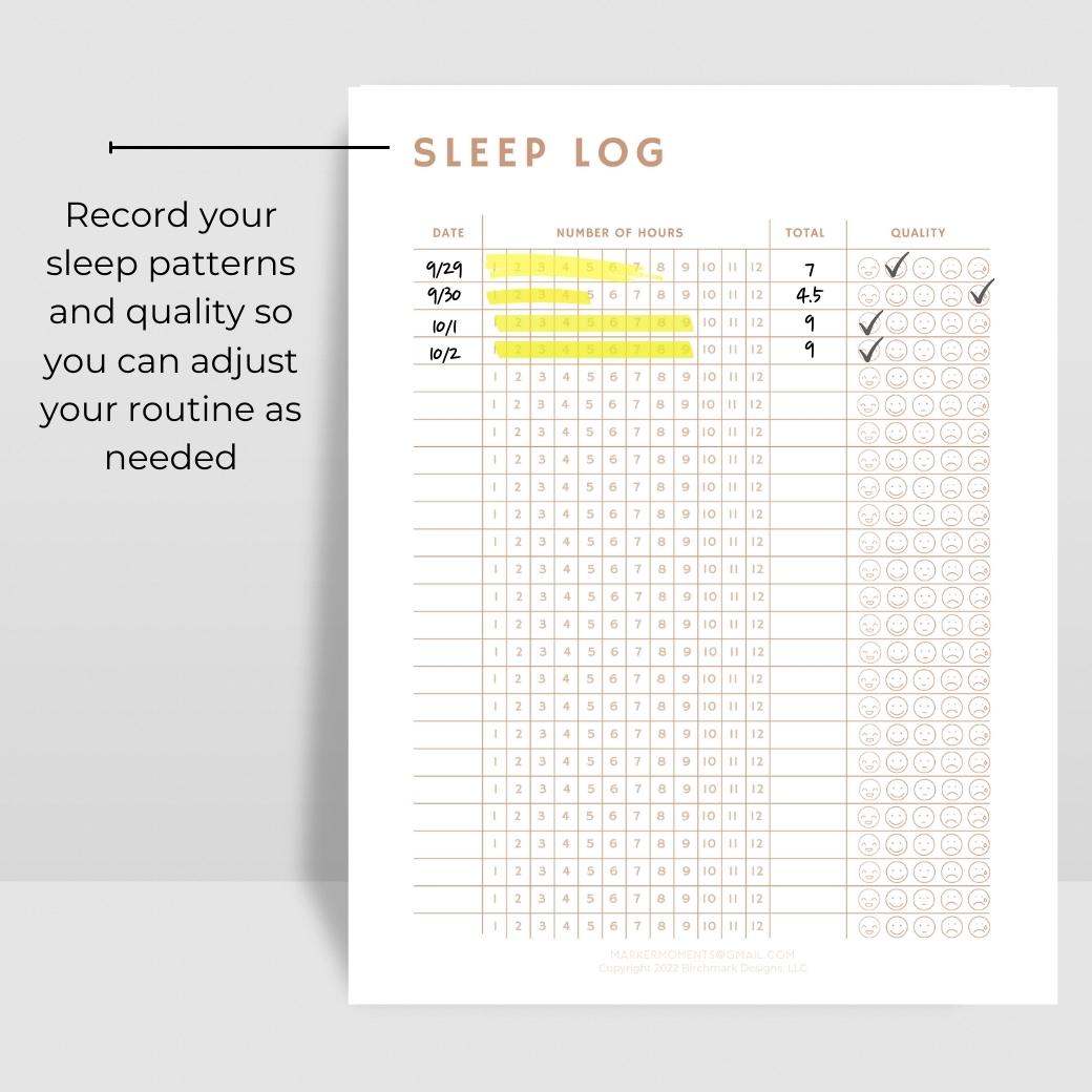 Medical Information Planner for Pregnant Moms by Birchmark Designs