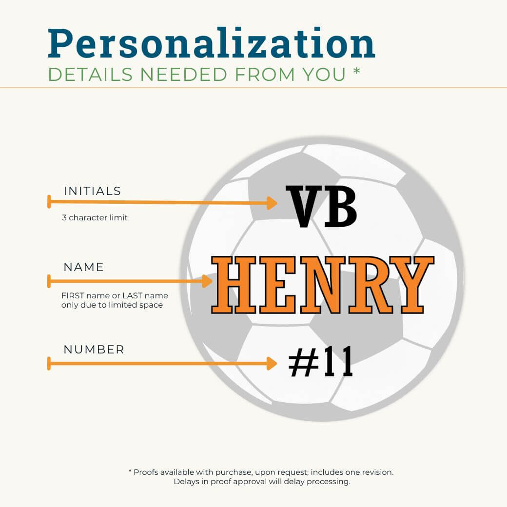 School Spirit Wooden Yard Sign - Soccer