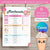 Sweet Tooth Editable Daily Routine Checklist by Birchmark Designs