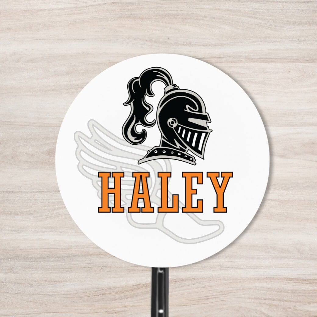 School Spirit Wooden Yard Sign - Track & Field