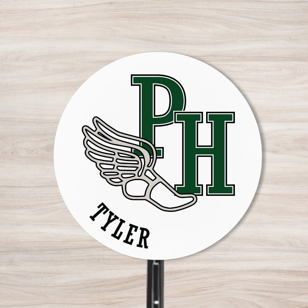 School Spirit Wooden Yard Sign - Track & Field