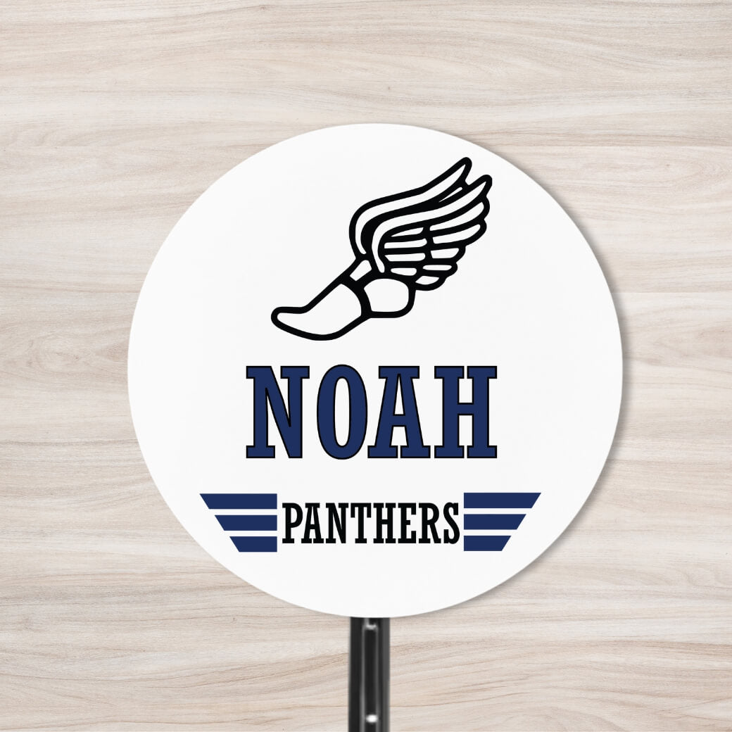 School Spirit Wooden Yard Sign - Track & Field