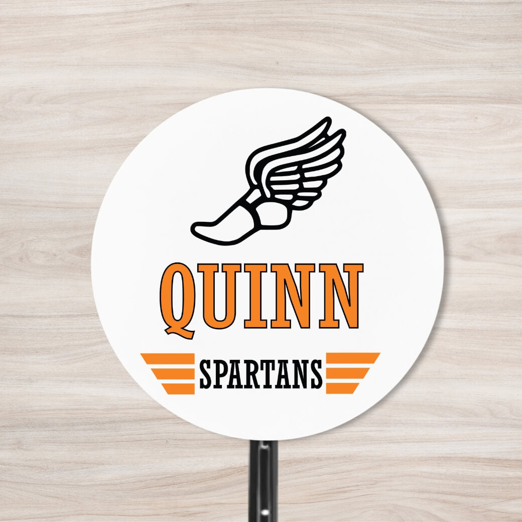 School Spirit Wooden Yard Sign - Track & Field