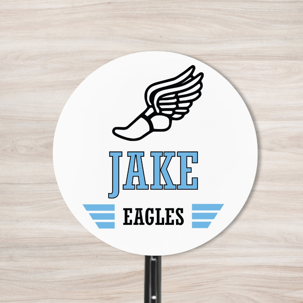 School Spirit Wooden Yard Sign - Track & Field