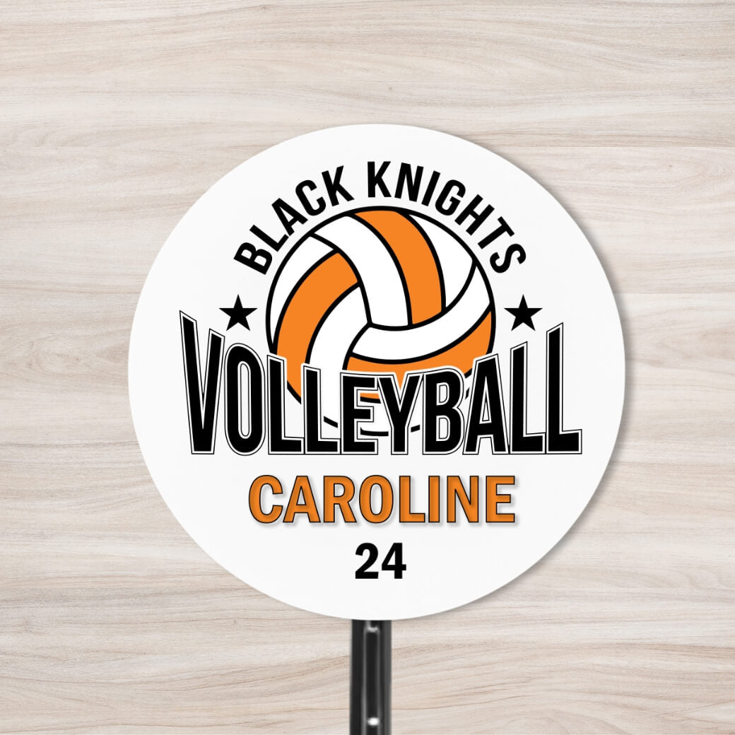 School Spirit Wooden Yard Sign - Volleyball