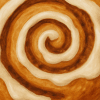 Cinnamon Roll Christmas Ornament