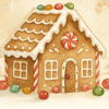 Gingerbread House Christmas Ornament