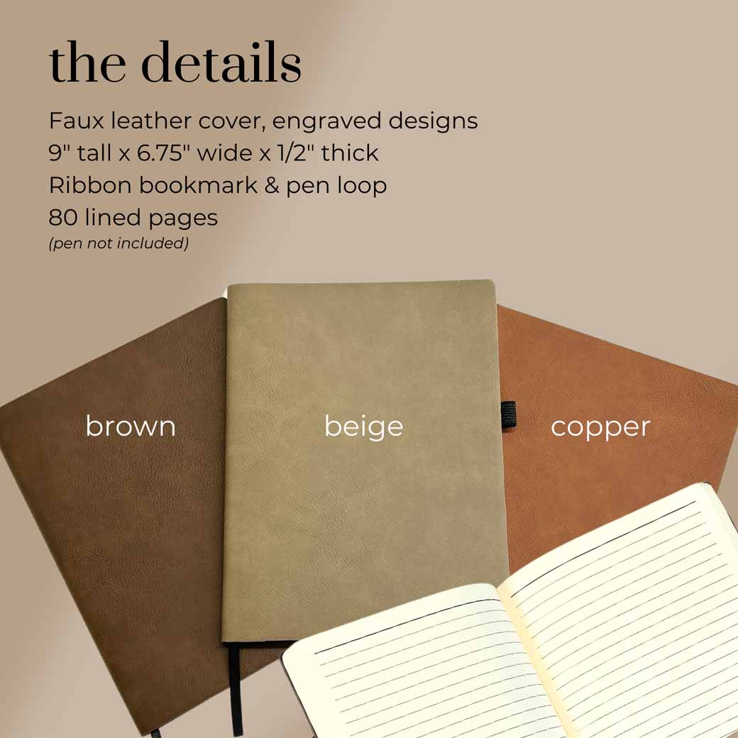 Personalized notebook color options