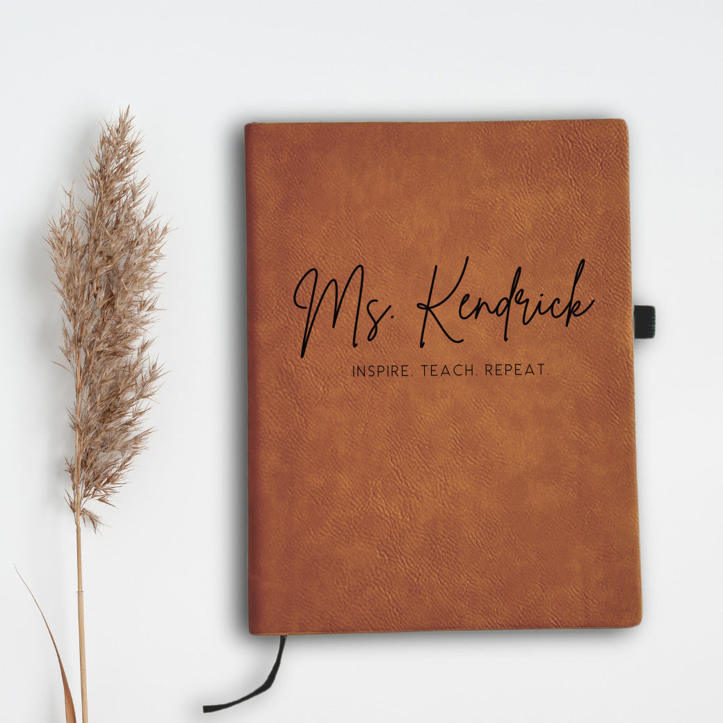 personalized teacher journal to inspire