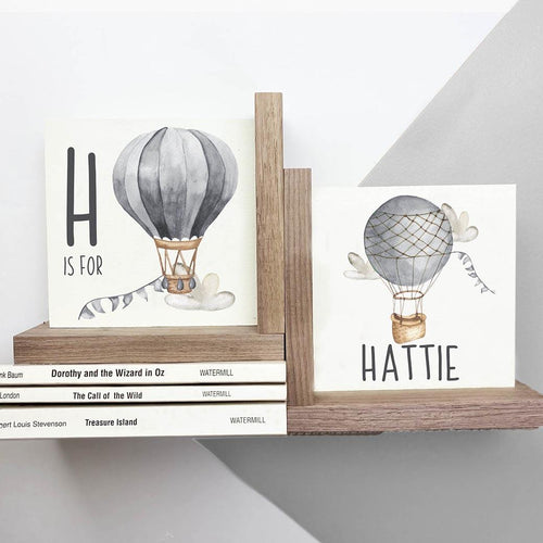 Hot Air Balloons Bookend Set