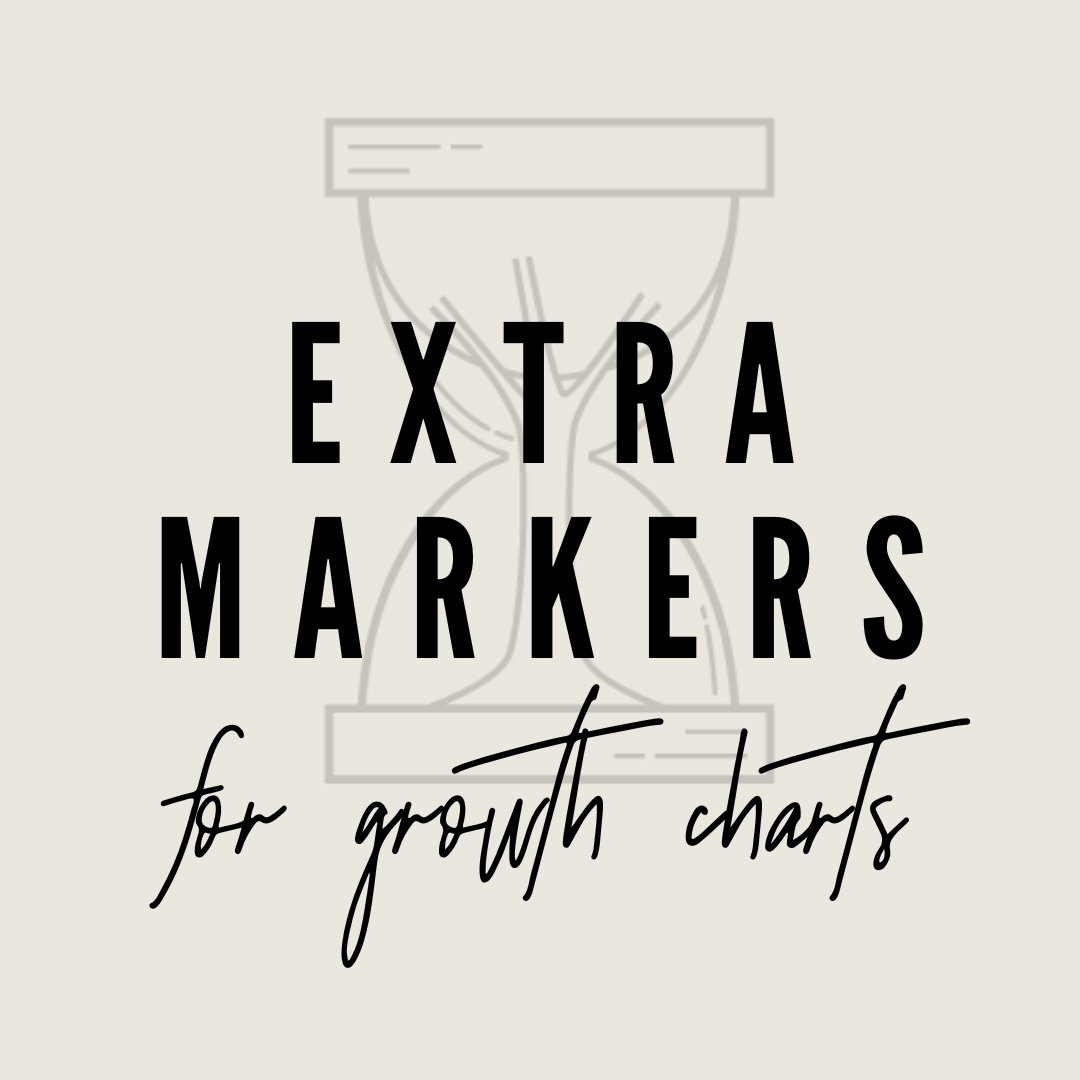 Extra Growth Chart Markers Birchmark Designs