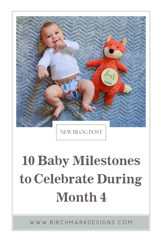 Four month hot sale baby milestones