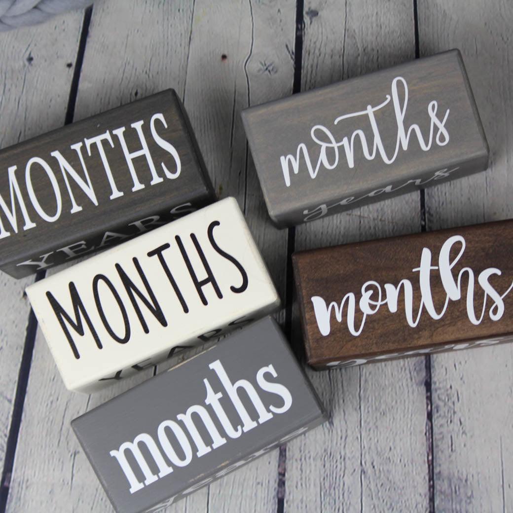 Milestone Blocks - Birchmark Designs
