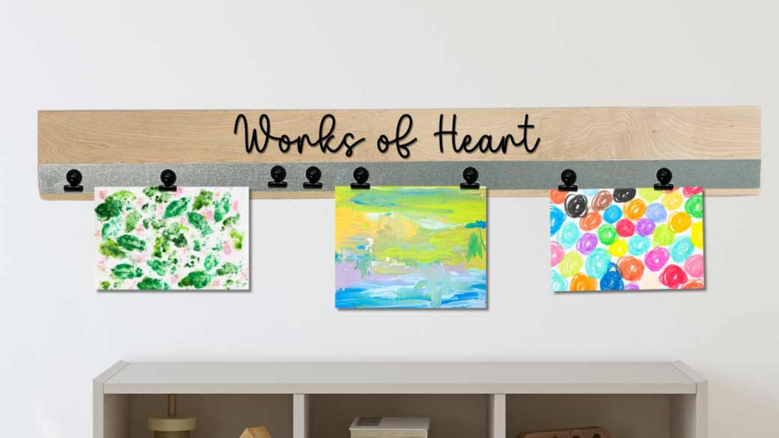 Personalized Wooden Art Display Boards