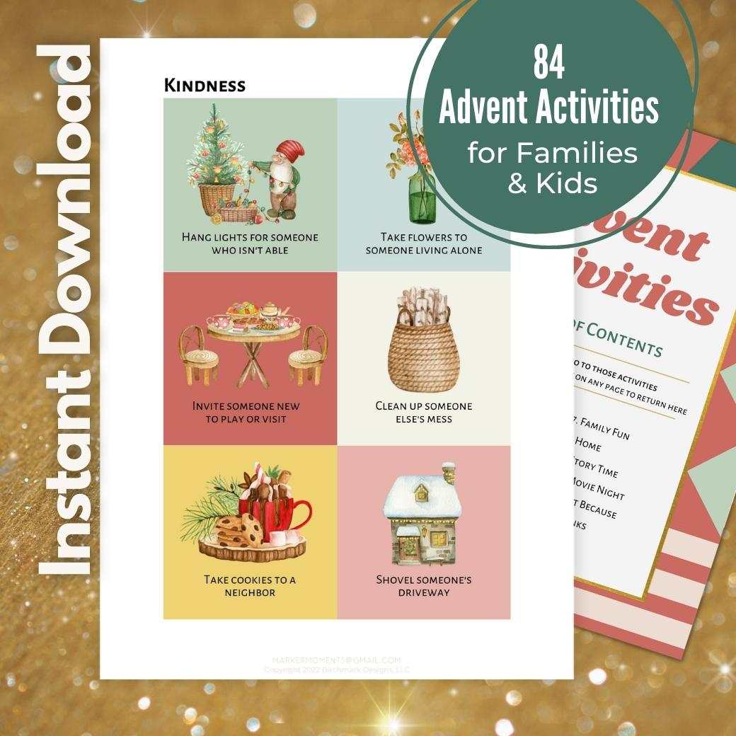 Merry Memories Printable Advent Activities by Birchmark Designs