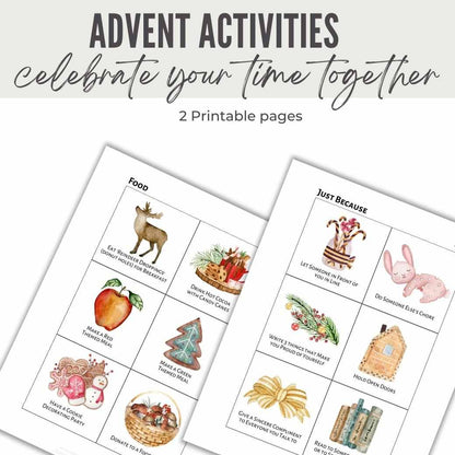 Jolly Jingles Printable Advent Activities by Birchmark Designs