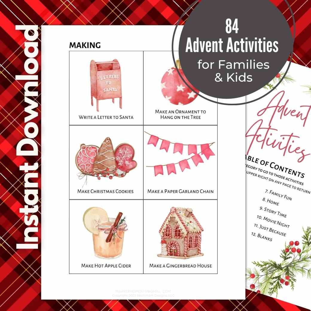 Jolly Jingles Printable Advent Activities by Birchmark Designs