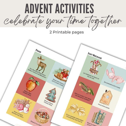 Merry Memories Printable Advent Activities by Birchmark Designs