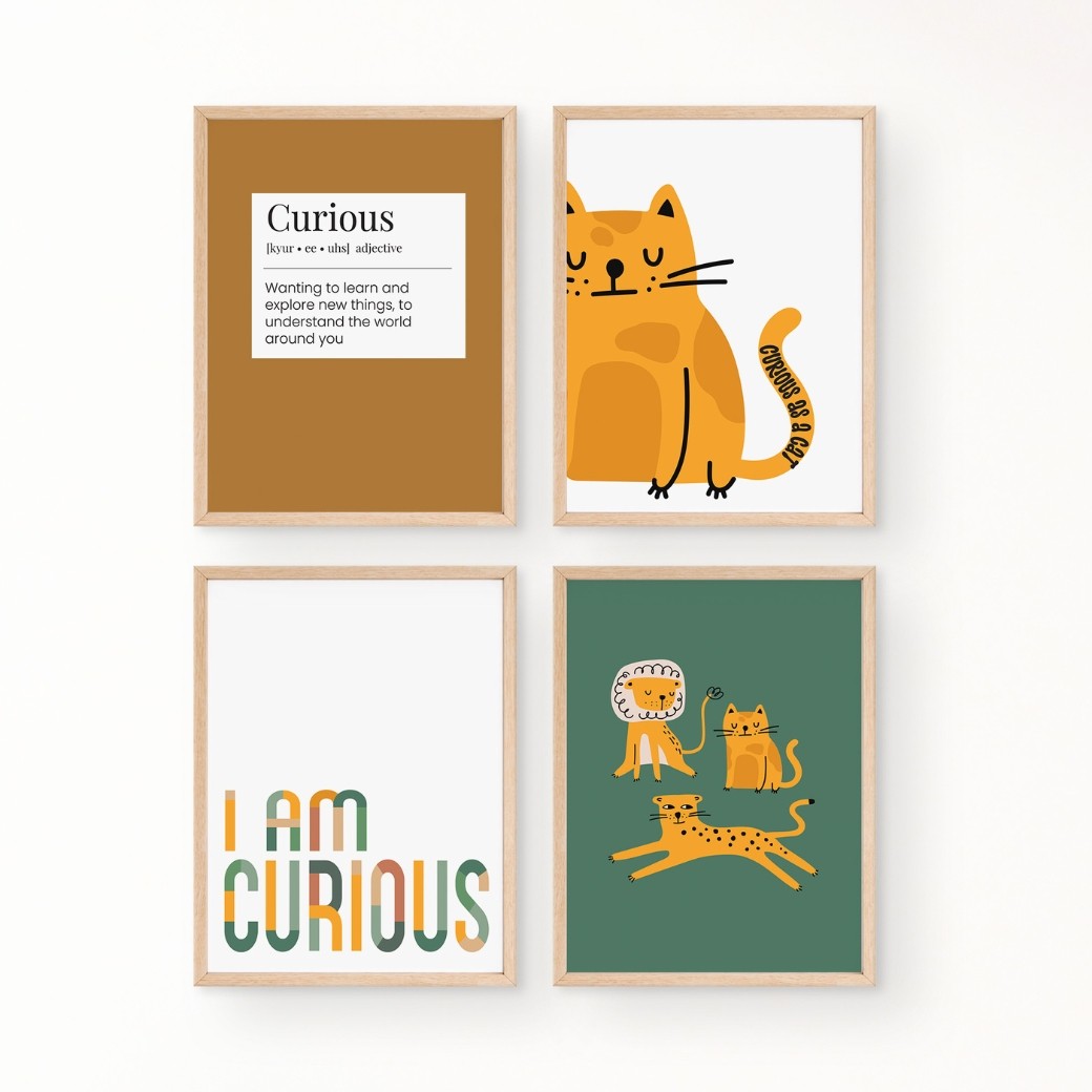 Printable I am Curious Poster Bundle by Birchmark Designs