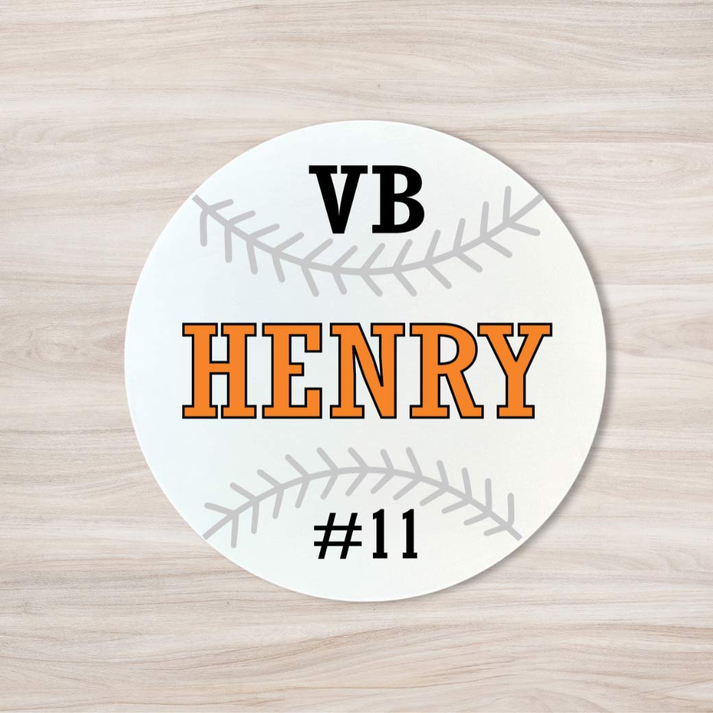School spirit baseball sign