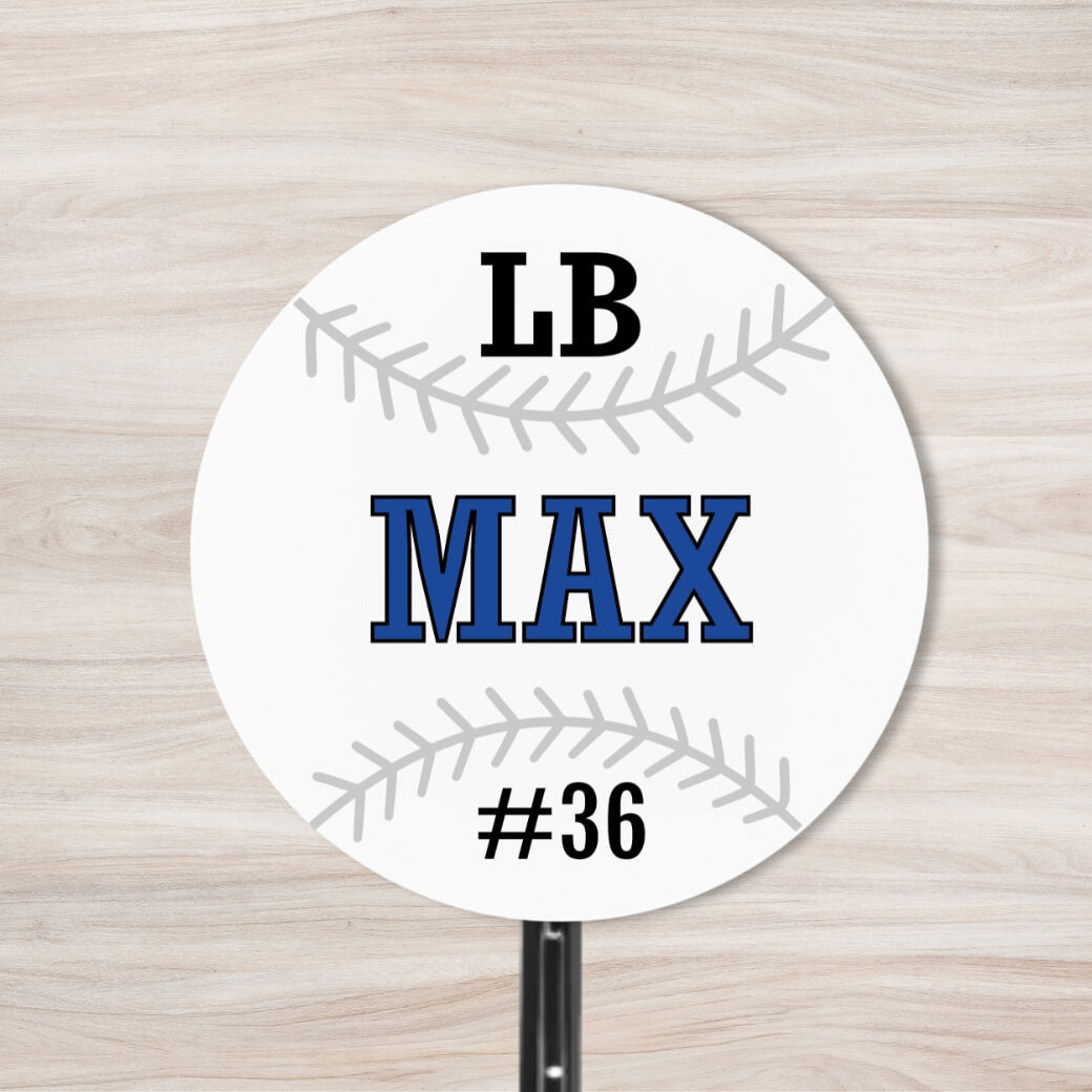 School Spirit Wooden Yard Sign - Baseball &amp; Softball