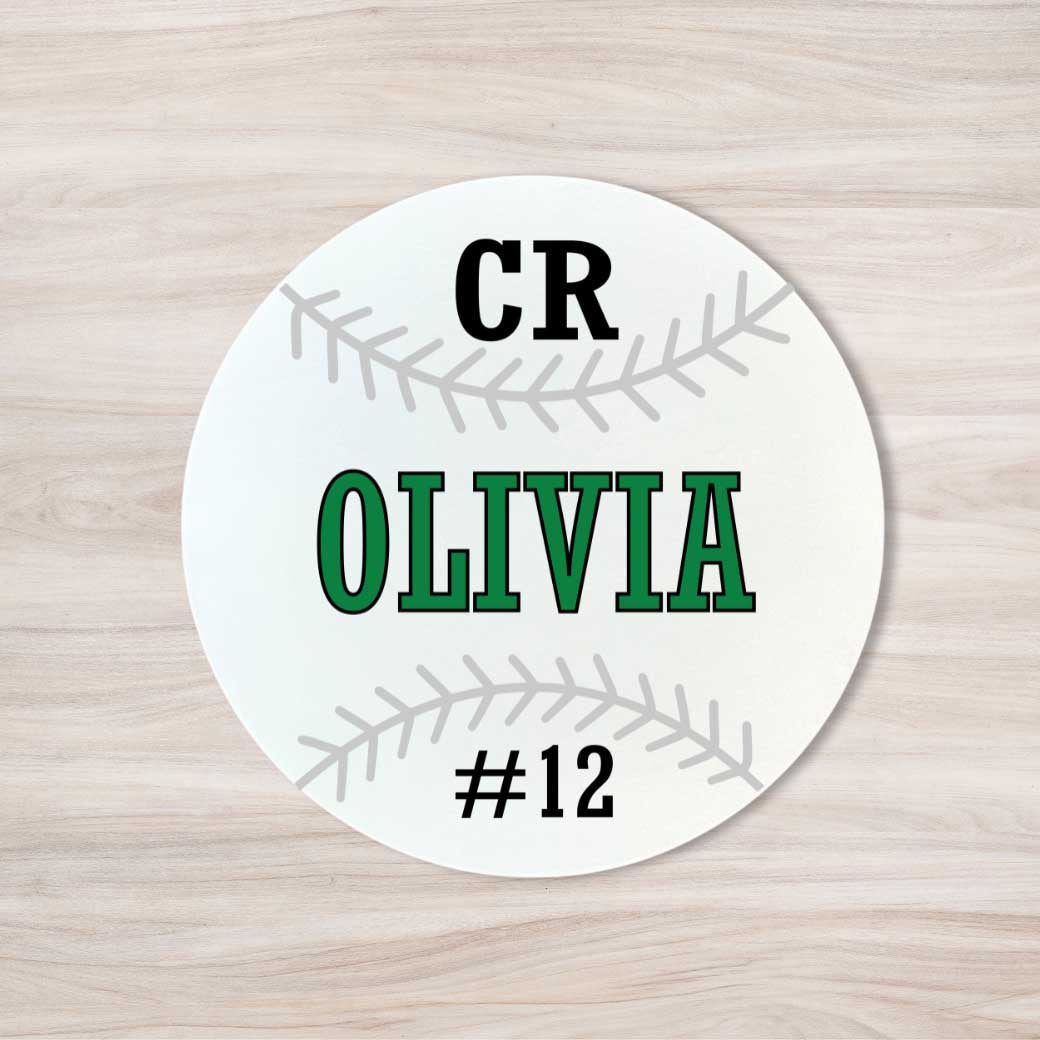 School Spirit Wooden Yard Sign - Baseball &amp; Softball