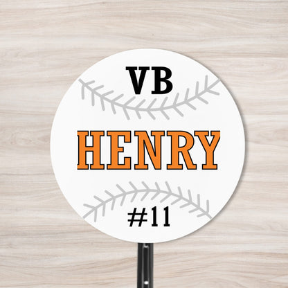 School Spirit Wooden Yard Sign - Baseball &amp; Softball