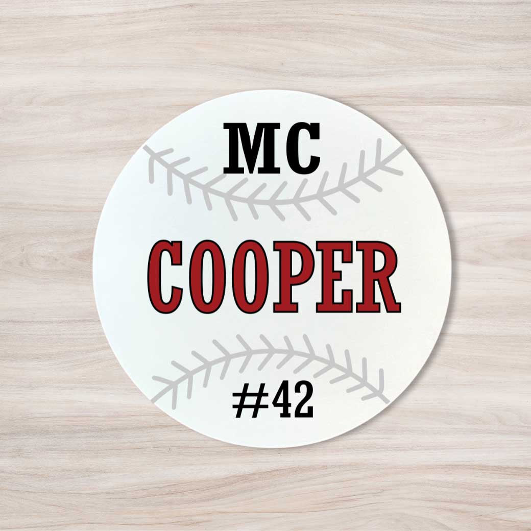 School Spirit Wooden Yard Sign - Baseball &amp; Softball