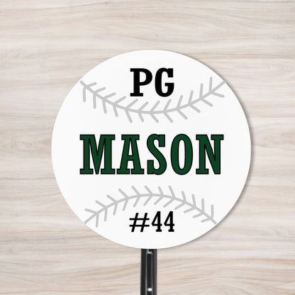 School Spirit Wooden Yard Sign - Baseball &amp; Softball