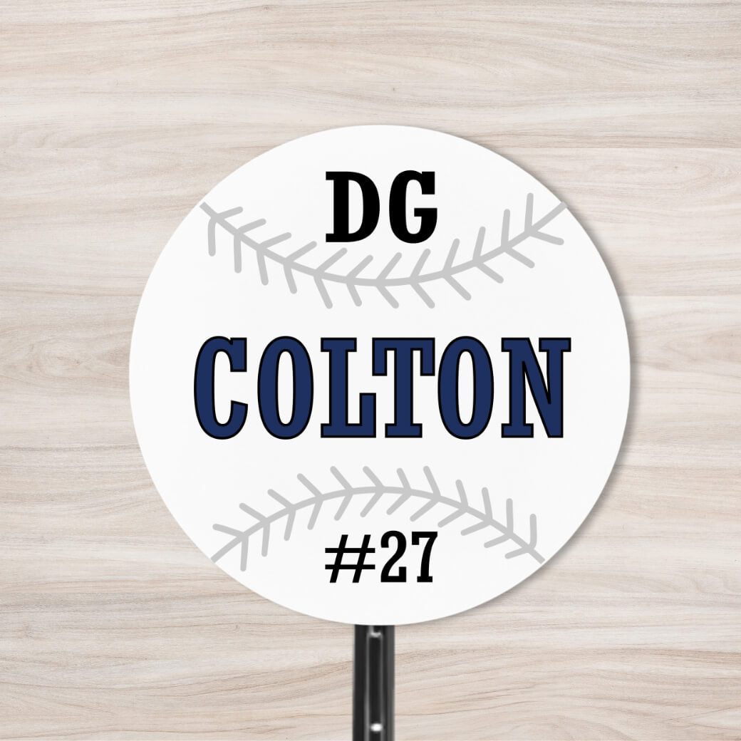 School Spirit Wooden Yard Sign - Baseball &amp; Softball