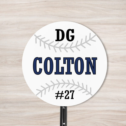 School Spirit Wooden Yard Sign - Baseball &amp; Softball