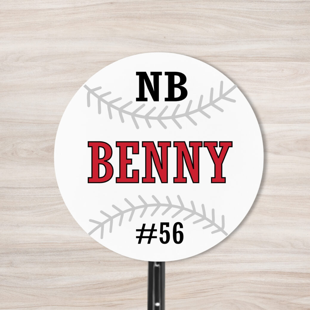 School Spirit Wooden Yard Sign - Baseball &amp; Softball