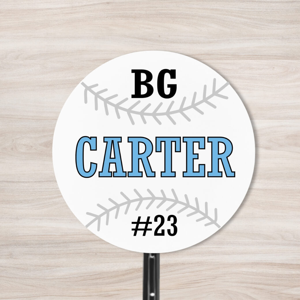 School Spirit Wooden Yard Sign - Baseball &amp; Softball