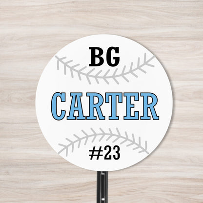 School Spirit Wooden Yard Sign - Baseball &amp; Softball