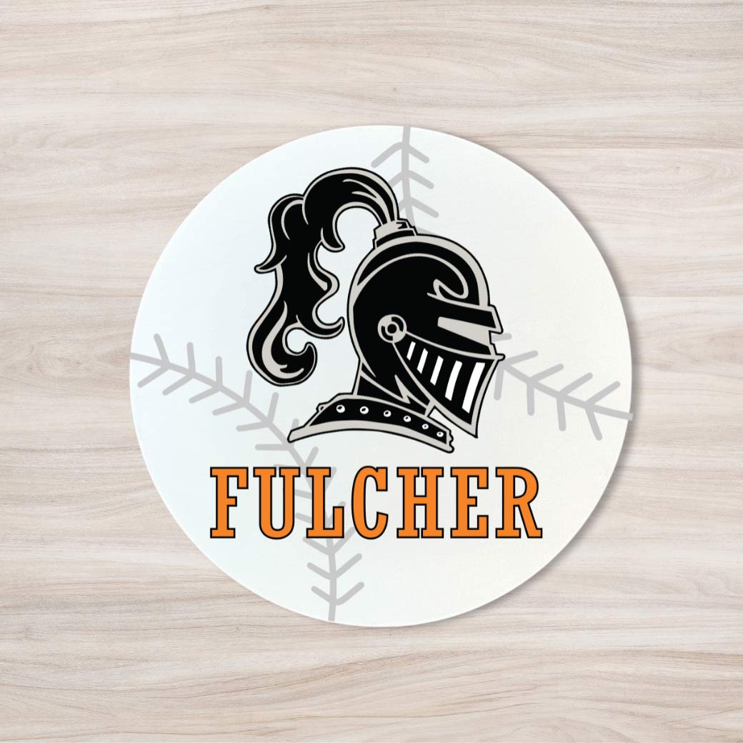School spirit baseball sign